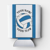 Volleyball Ball Persoonlijke teamnaam Sportcadeau Blikjeskoeler (Achterkant)