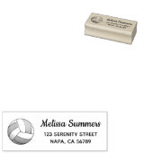 Volleyball Ball Return Address Rubberstempel (Gestempeld)