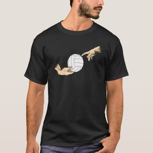 Volleyball Ball Volleyball Michelangelo Volleyball T-shirt (Voorkant)