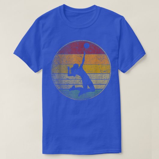 Volleyball Beach College High School  Retro T-shirt (Design voorkant)