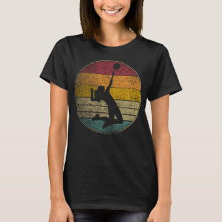 Volleyball Beach College High School  Retro T-shirt