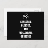 Volleyball Beach Player Volleyball Team Gift Idee Briefkaart (Voorkant / Achterkant)