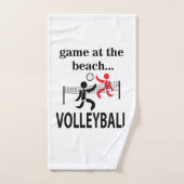 Volleyball Beach Volleyball Handdoek (Handdoek)