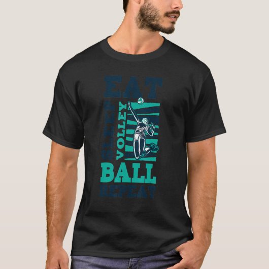 Volleyball Beach Volleyball Indoor Volleyball Midd T-shirt (Voorkant)