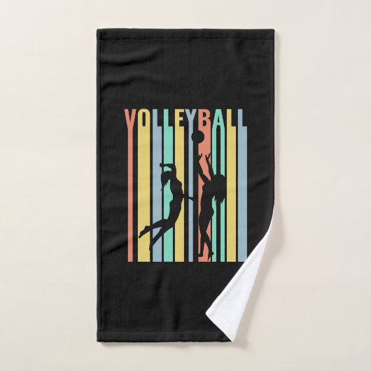 Volleyball  Beachvolleybal Retro  Handdoek (Handdoek)