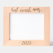 Volleyball Best Coach Ever Custom Year Gegraveerde Lijstjes (Voorkant)