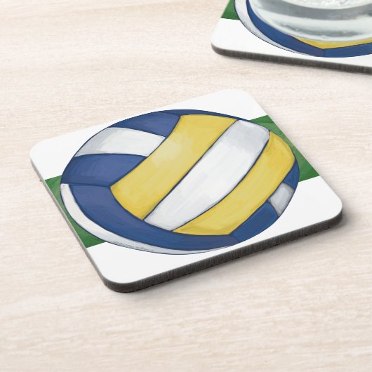 Volleyball Bier Onderzetter (Linkerzijde)