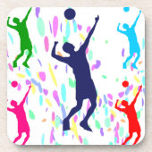 VOLLEYBALL BIER ONDERZETTER (Voorkant)