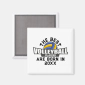 Volleyball Birth Year Name Number  Magneet (Voorkant / Achterkant)