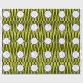 Volleyball Black Chevron plus uw teamkleurencadeau Cadeaupapier (Vlak)