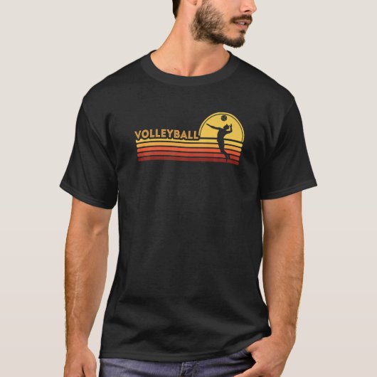 Volleyball Boy Mannen T-shirt (Voorkant)