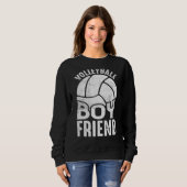 Volleyball Boyfriend Coach Fan Player 1 Trui (Voorkant volledig)