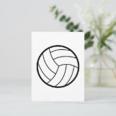 Volleyball Briefkaart (Staand voorkant)