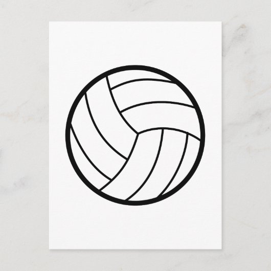 Volleyball Briefkaart (Voorkant)
