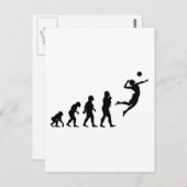 Volleyball Briefkaart (Voorkant / Achterkant)