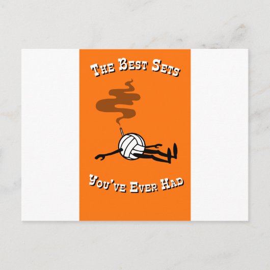 Volleyball Briefkaart (Voorkant)