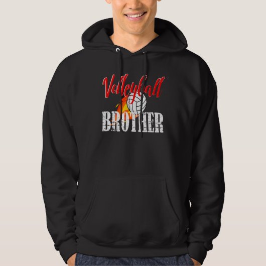Volleyball Brother Volleyball   Hoodie (Voorkant)