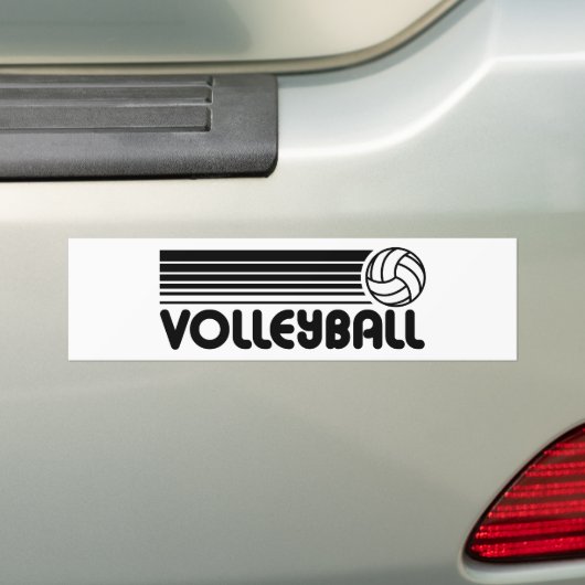 Volleyball Bumpersticker (Op auto)