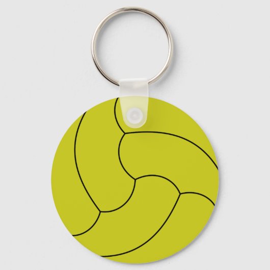 Volleyball Button Sleutelhanger (Voorkant)