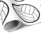 Volleyball Cadeaupapier (Rol Hoek)