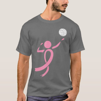 Volleyball Cancer Disease Chemotherapie patiënt T-shirt