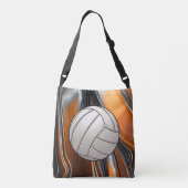 Volleyball Canvas tas (Achterkant)