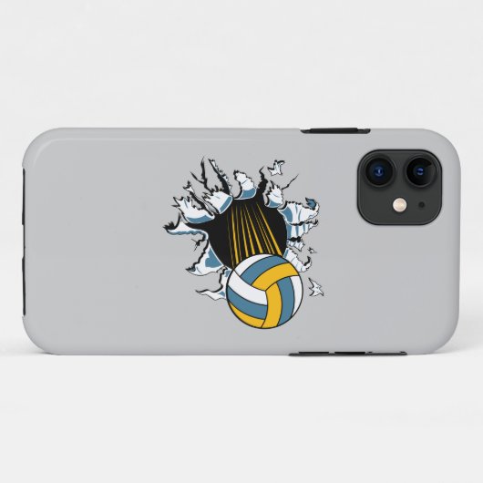Volleyball Case-Mate iPhone Case (Achterkant (horizontaal))