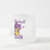 Volleyball Chick #9 Matglas Koffiemok (Voorkant links)