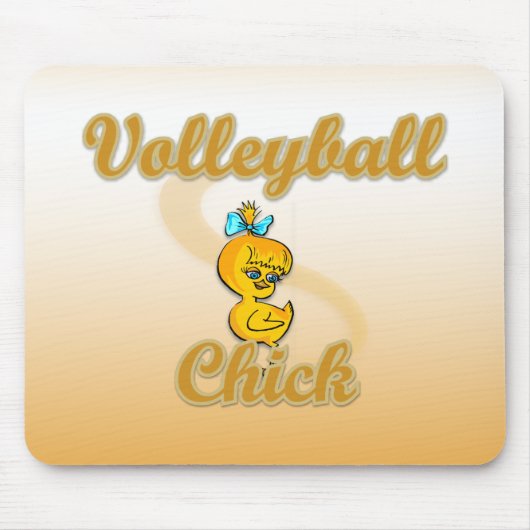 Volleyball Chick Muismat (Voorkant)