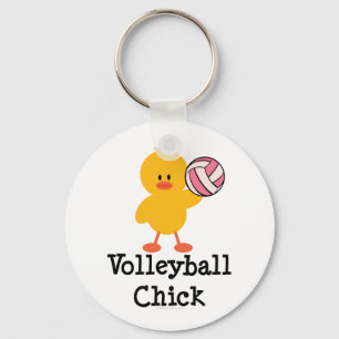 Volleyball Chick Sleutelhanger