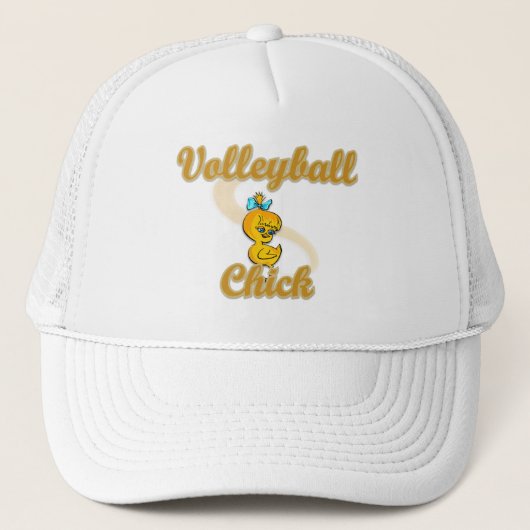 Volleyball Chick Trucker Pet (Voorkant)