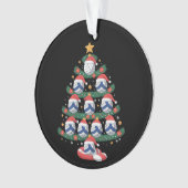 Volleyball Christmas Tree Lights Sports Player  Ornament (voorkant)