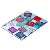 Volleyball citeert Notebook in kleuren Notitieboek (Linkerzijde)