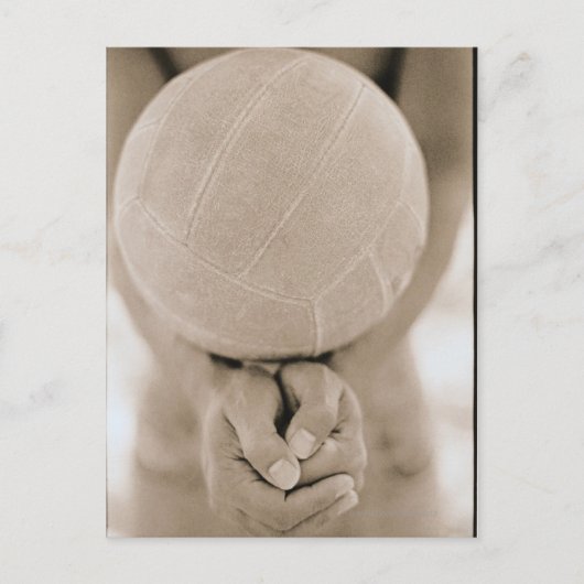 Volleyball Close-up Briefkaart (Voorkant)