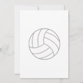 Volleyball Coach Best Ever Custom Foto Dank u Bedankkaart (Achterkant)