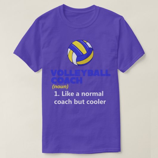 Volleyball Coach Definition 1 T-shirt (Design voorkant)