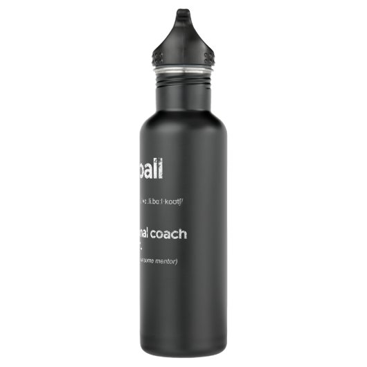 Volleyball Coach Definition Funny Gift Waterfles (Rechts)