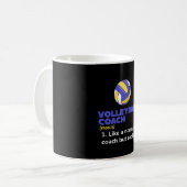 Volleyball Coach Definition Koffiemok (Voorkant links)
