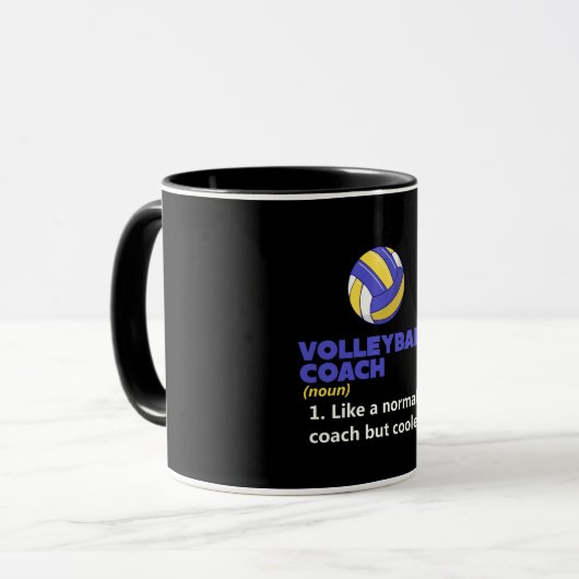 Volleyball Coach Definition Mok (Voorkant links)