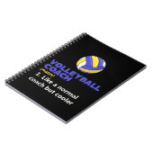 Volleyball Coach Definition Notitieboek (Linkerzijde)