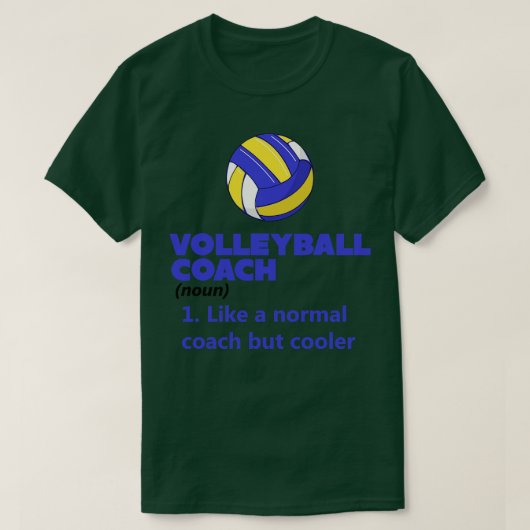 Volleyball Coach Definition T-shirt (Design voorkant)