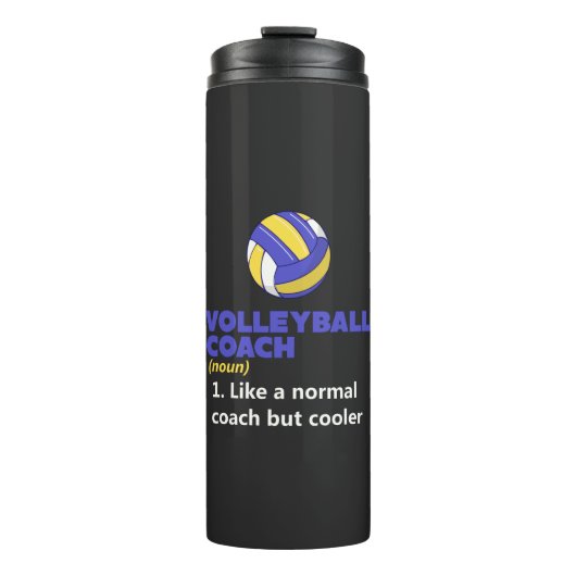 Volleyball Coach Definition Thermosbeker (Voorkant)