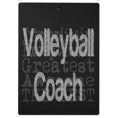 Volleyball Coach Extraordinaire Klembord (Achterkant)