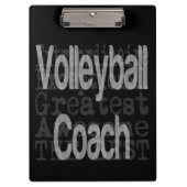 Volleyball Coach Extraordinaire Klembord (Voorkant)