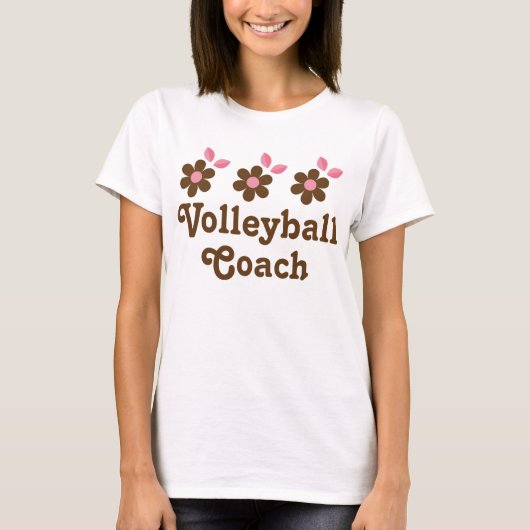 Volleyball Coach Gift (meisjes) T-shirt (Voorkant)