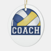 Volleyball Coach Keramisch Ornament (Links)