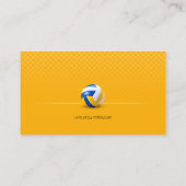 Volleyball Coach | Lessen voor de praktijkervaring Visitekaartje (Achterkant)