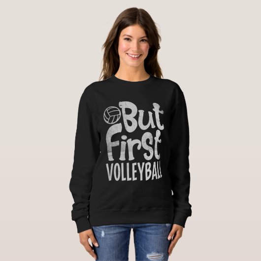 Volleyball Coach Like A Normal Coach But Cooler Trui (Voorkant volledig)