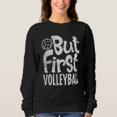 Volleyball Coach Like A Normal Coach But Cooler Trui (Voorkant)