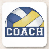 Volleyball Coach Onderzetter (Voorkant)